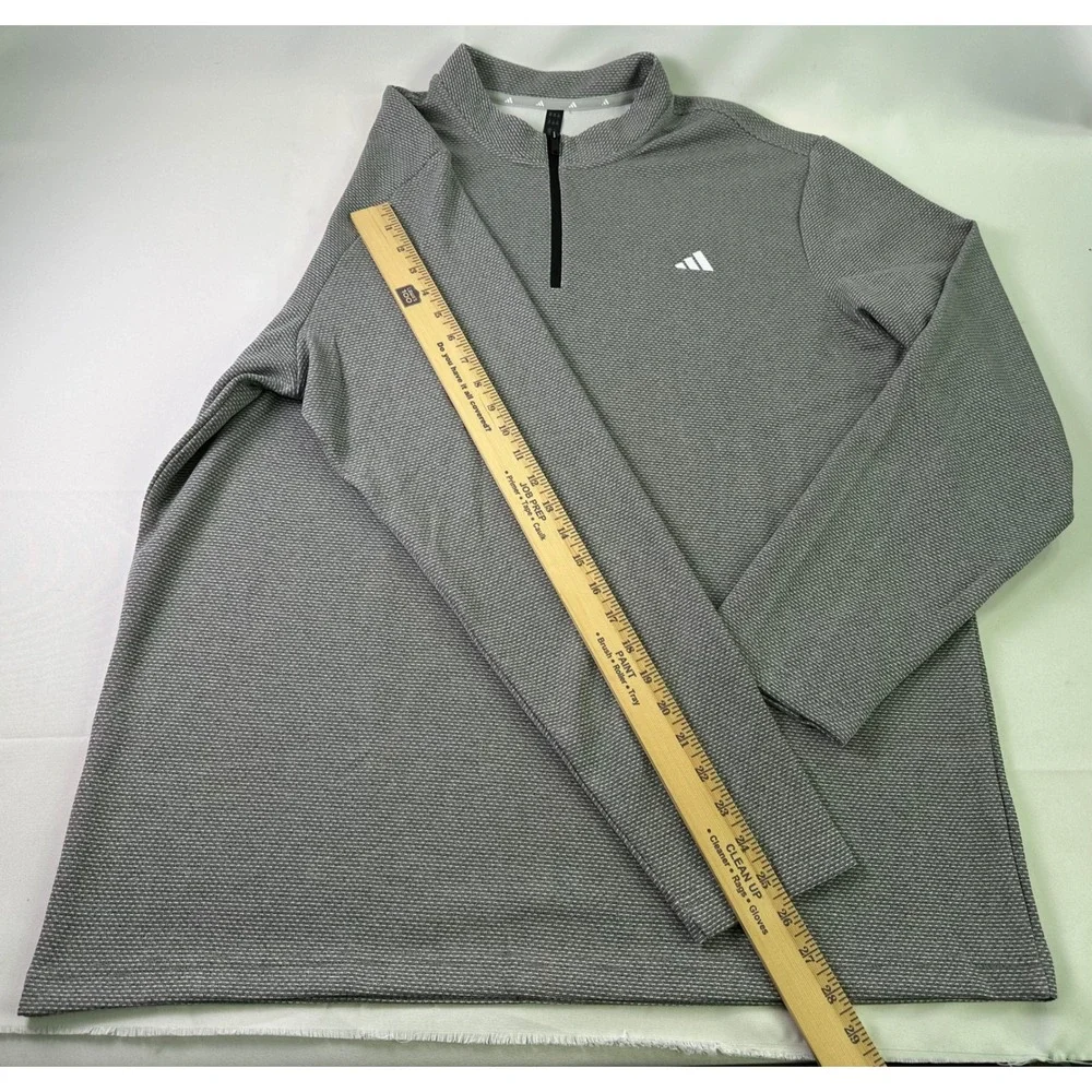 NWT Adidas Men's 2XL Microdot 1/4 Zip‎ Golf Pullover MSRP $65 ADVR0883